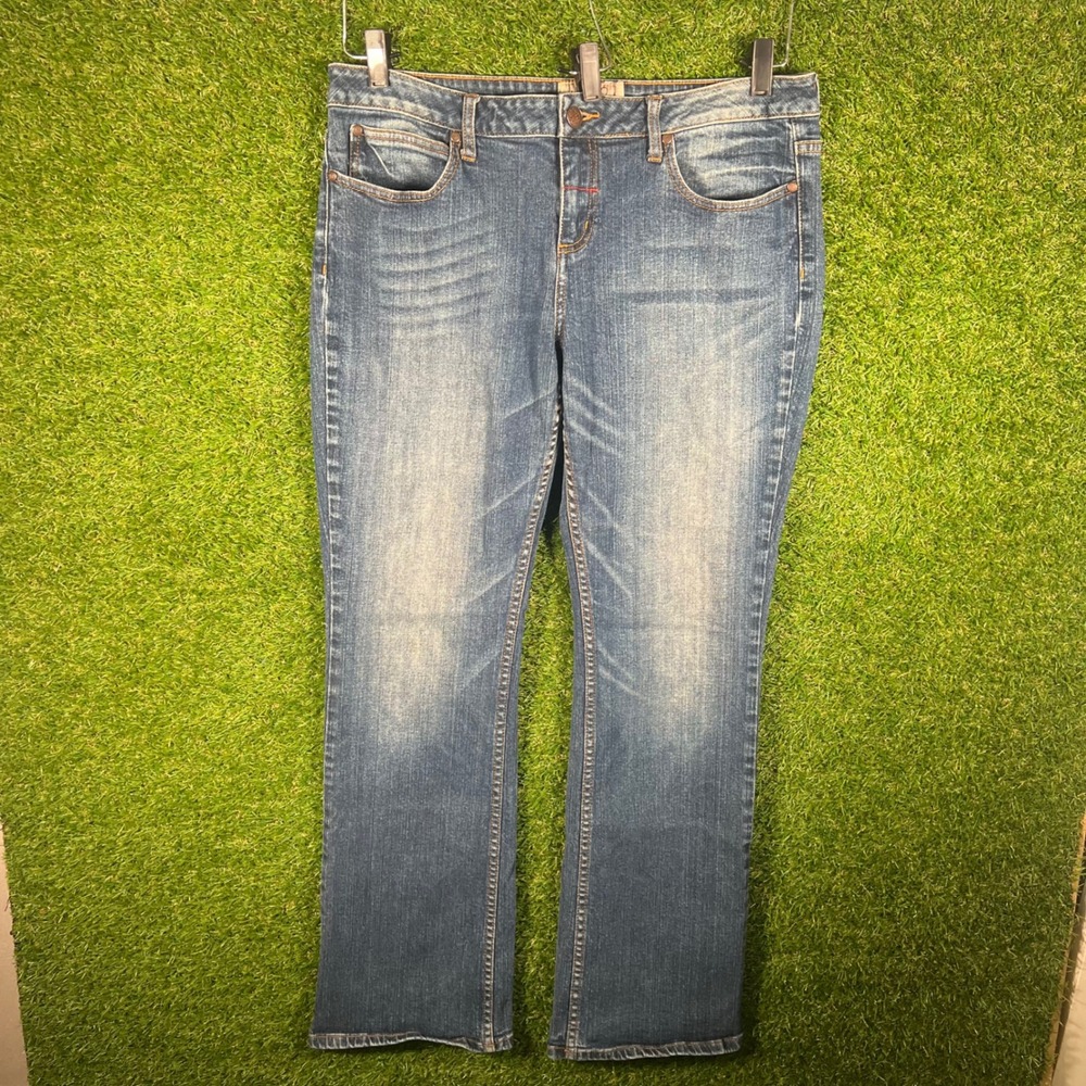 American‎ Rag Cie Women 15R Blue Bootcut Jeans Medium Wash Denim